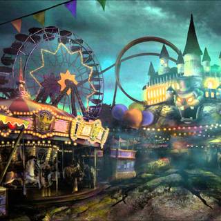 Circus Halloween wallpaper