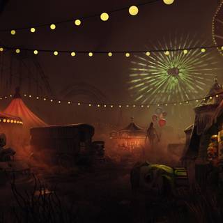 Circus Halloween wallpaper