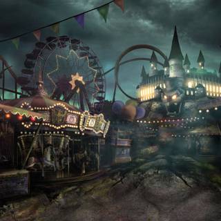 Circus Halloween wallpaper