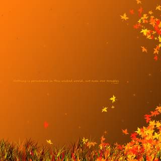 Autumn motivational wallpaper