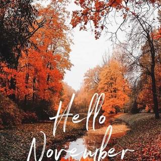 Autumn motivational wallpaper