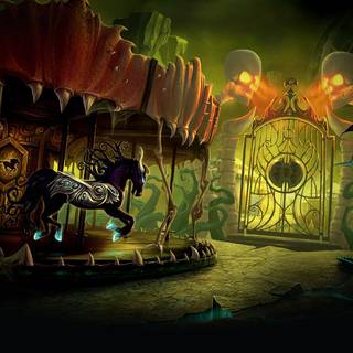 Circus Halloween wallpaper