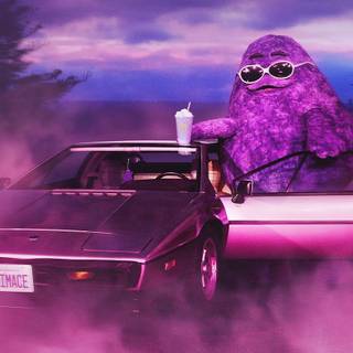 Grimace wallpaper