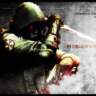 Umbrella Corporation Soldier desktop wallpaper
