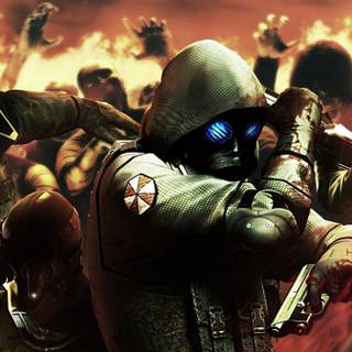 Umbrella Corporation Soldier desktop wallpaper