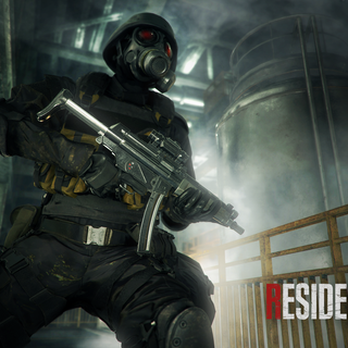 Umbrella Corporation Soldier desktop wallpaper