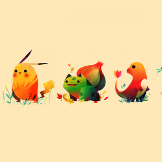 Pokémon all starters phone wallpaper