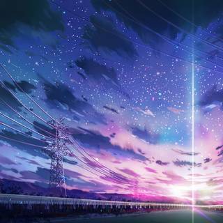 Beautiful anime PC wallpaper