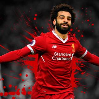 Mohamed Salah 4k wallpaper