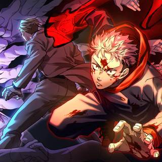 Jujutsu Kaisen computer manga wallpaper