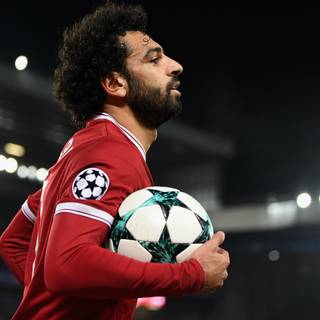 Mohamed Salah 4k wallpaper