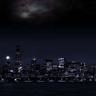 Dark skyline wallpaper