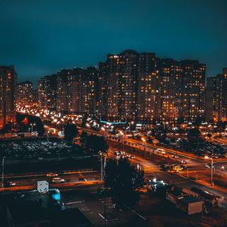 Dark skyline wallpaper