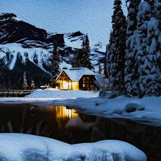 4k cottage wallpaper