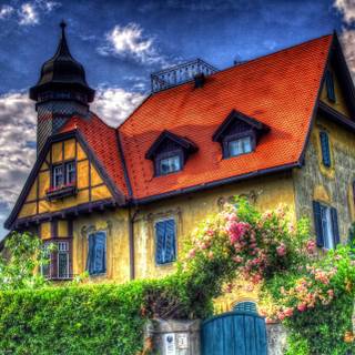 4k cottage wallpaper