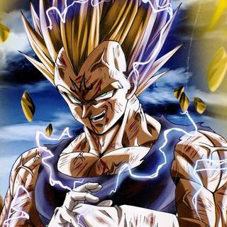 Vegeta face wallpaper