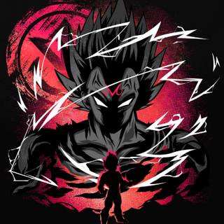 Majin Vegeta 4k wallpaper