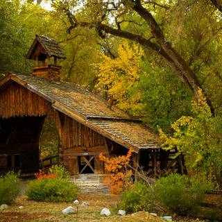 4k cottage wallpaper