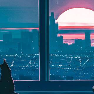 Blue anime 4k iPhone wallpaper