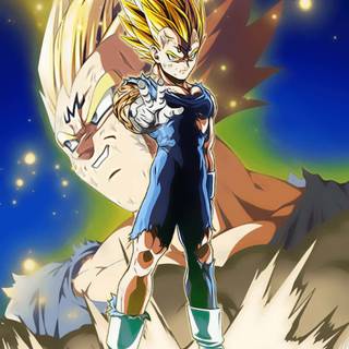 Majin Vegeta iPhone wallpaper