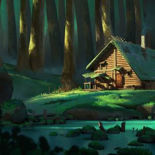 4k cottage wallpaper