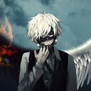 Tokyo Ghoul 4k iPhone wallpaper