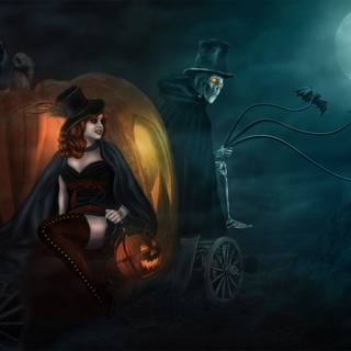 Hollywood Halloween wallpaper