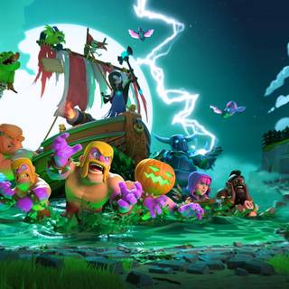 Clash Royale 4k wallpaper