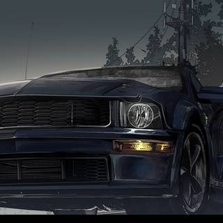 Anime on cars wallpaper
