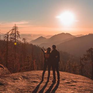 Aesthetic couple 4k wallpaper