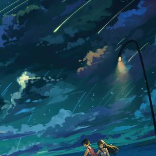 Anime romance phone wallpaper