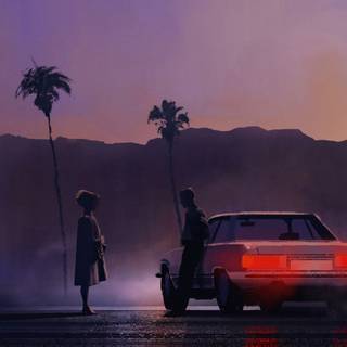 Aesthetic couple 4k wallpaper