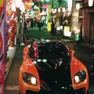 Tokyo Drift phone wallpaper