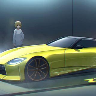 Cars and anime wallpaper