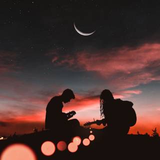 Aesthetic couple 4k wallpaper