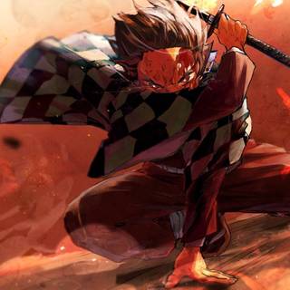 Tanjiro Rage wallpaper