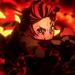 Tanjiro Rage wallpaper