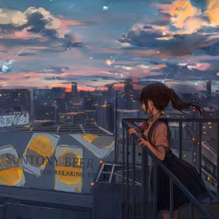 Calming 4k anime wallpaper