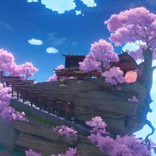 Calm anime autumn wallpaper