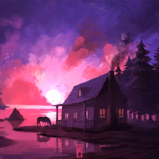 Calming 4k anime wallpaper