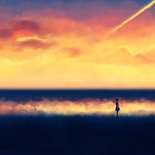 Calming 4k anime wallpaper