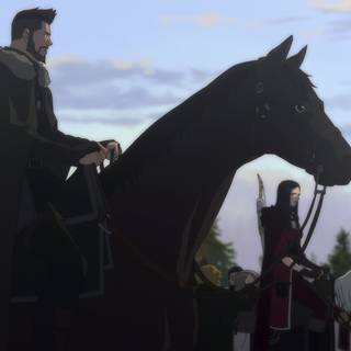 The Witcher Nightmare of The Wolf desktop wallpaper