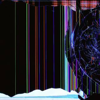 Broken screen PC wallpaper
