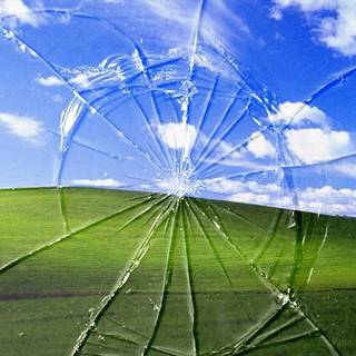 Broken screen PC wallpaper