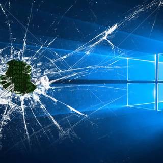 Broken screen PC wallpaper