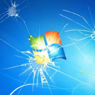 Broken screen PC wallpaper