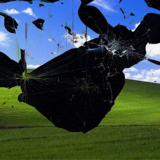 Broken screen PC wallpaper