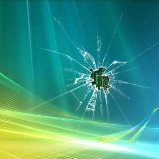 Broken screen PC wallpaper