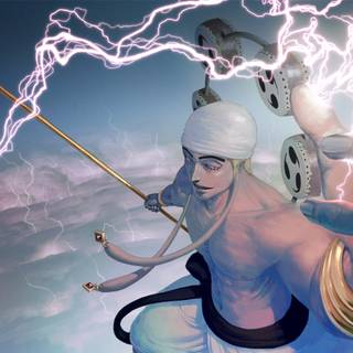 One Piece Thunder God wallpaper