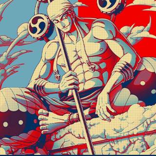 One Piece Thunder God wallpaper